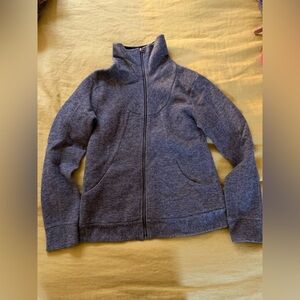 Ibex wool zip sweatshirt/jacket Small